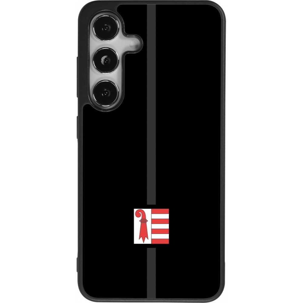 Samsung Galaxy S24 Case Hülle - Silikon schwarz Kanton JU schwarz
