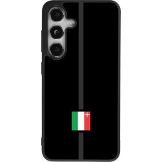 Coque Samsung Galaxy S24 - Silicone rigide noir Canton NE noir