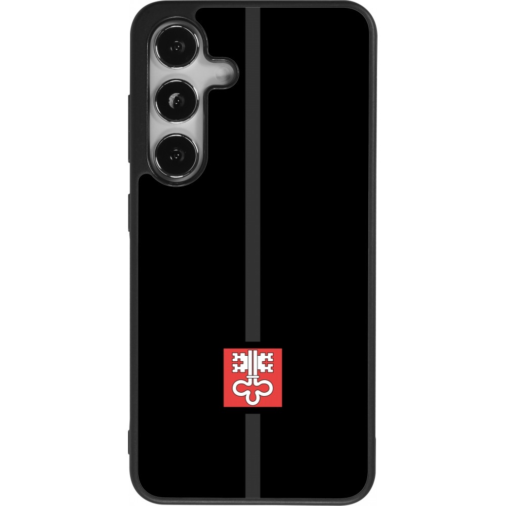 Samsung Galaxy S24 Case Hülle - Silikon schwarz Kanton NW schwarz