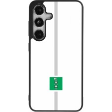 Samsung Galaxy S24 Case Hülle - Silikon schwarz Kanton SG weiss