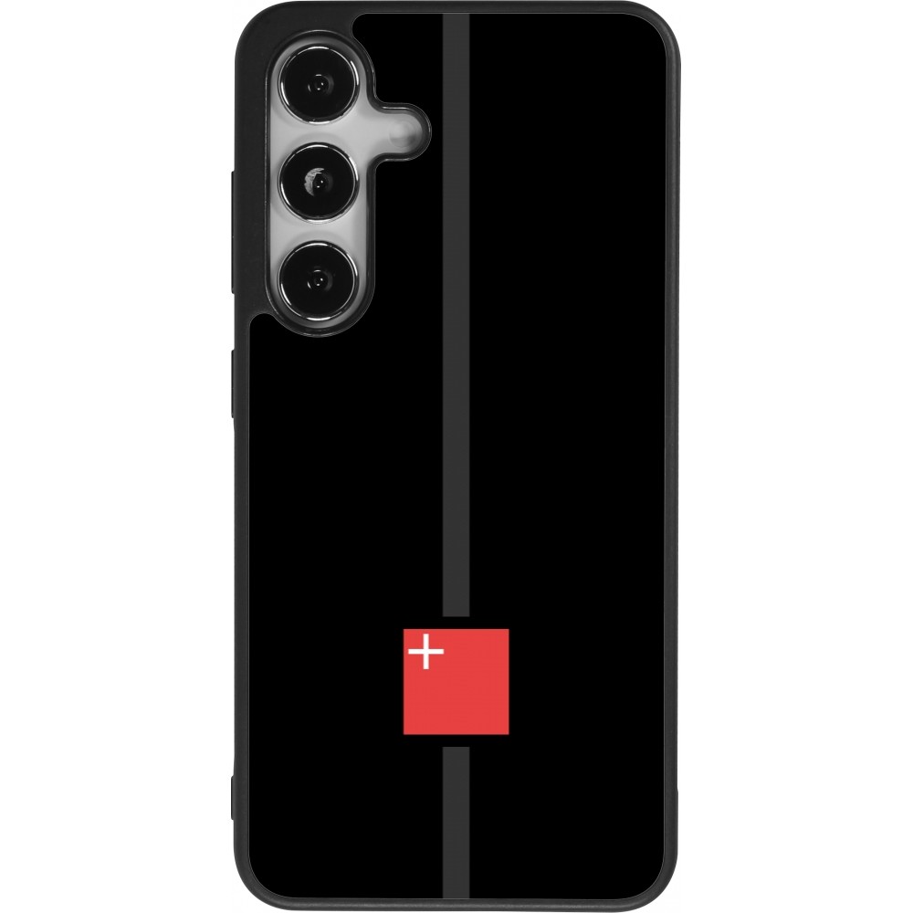 Samsung Galaxy S24 Case Hülle - Silikon schwarz Kanton SZ schwarz