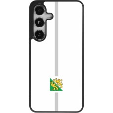 Samsung Galaxy S24 Case Hülle - Silikon schwarz Kanton TG weiss