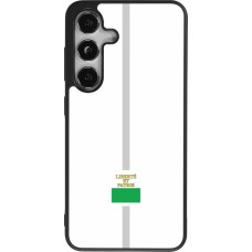 Samsung Galaxy S24 Case Hülle - Silikon schwarz Kanton VD weiss