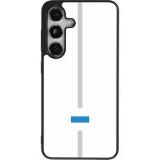 Samsung Galaxy S24 Case Hülle - Silikon schwarz Kanton ZG weiss