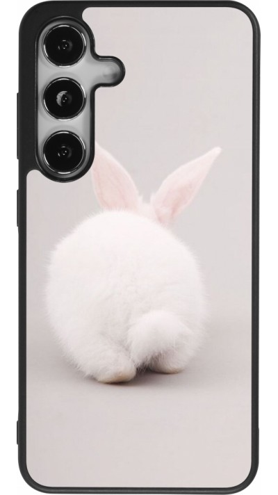 Coque Samsung Galaxy S24 - Silicone rigide noir Easter 2024 bunny butt