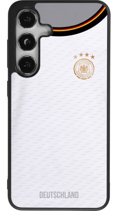 Samsung Galaxy S24 Case Hülle - Silikon schwarz Deutschland 2022 personalisierbares Fußballtrikot