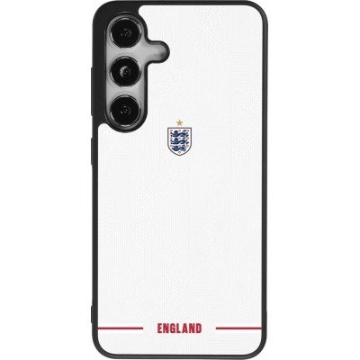 Samsung Galaxy S24 Case Hülle - Silikon schwarz England 2026 personalisierbares Fussballtrikot