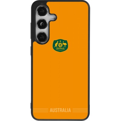 Samsung Galaxy S24 Case Hülle - Silikon schwarz Australien 2026 personalisierbares Fussballtrikot