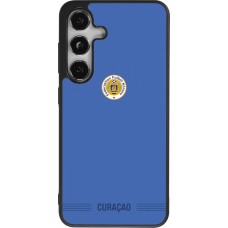 Samsung Galaxy S24 Case Hülle - Silikon schwarz Curaçao 2026 personalisierbares Fussballtrikot