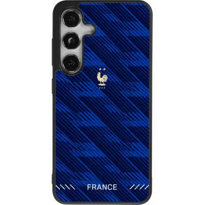 Samsung Galaxy S24 Case Hülle - Silikon schwarz Frankreich 2026 personalisierbares Fussballtrikot