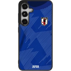 Coque Samsung Galaxy S24 - Silicone rigide noir Maillot de football Japon 2022 personnalisable