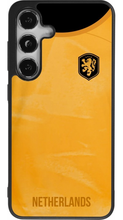 Samsung Galaxy S24 Case Hülle - Silikon schwarz Holland 2022 personalisierbares Fußballtrikot