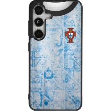 Samsung Galaxy S24 Case Hülle - Silikon schwarz Portugal Away personalisierbares Fussballtrikot