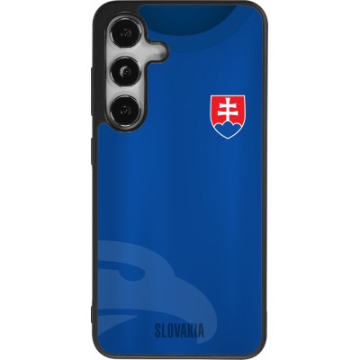 Samsung Galaxy S24 Case Hülle - Silikon schwarz Fussballtrikot Slowakei