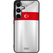 Samsung Galaxy S24 Case Hülle - Silikon schwarz Türkei personalisierbares Fussballtrikot