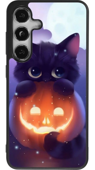 Samsung Galaxy S24 Case Hülle - Silikon schwarz Halloween 17 15