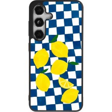 Samsung Galaxy S24 Case Hülle - Silikon schwarz Illustration lemons 2026