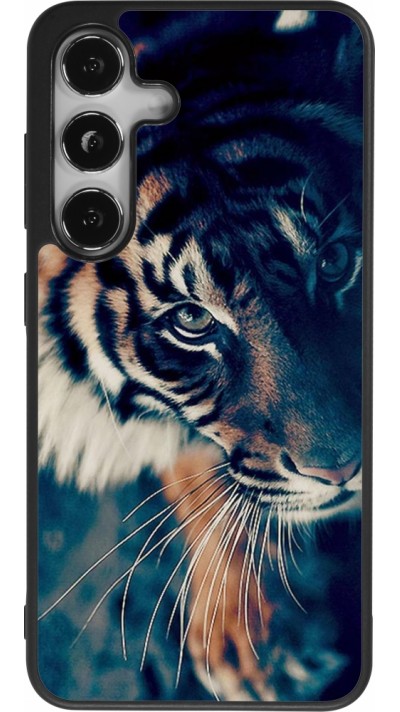 Coque Samsung Galaxy S24 - Silicone rigide noir Incredible Lion