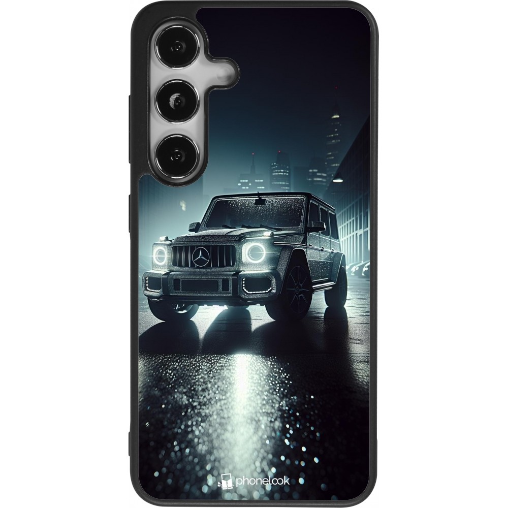 Coque Samsung Galaxy S24 - Silicone rigide noir Mercedes G AMG Night