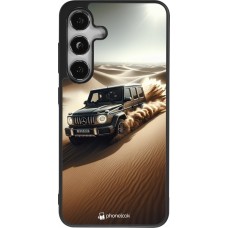 Coque Samsung Galaxy S24 - Silicone rigide noir Mercedes G Drift Desert