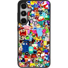 Samsung Galaxy S24 Case Hülle - Silikon schwarz Mixed cartoons