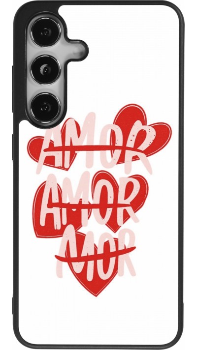 Samsung Galaxy S24 Case Hülle - Silikon schwarz Saint Valentines Day 26 Amor