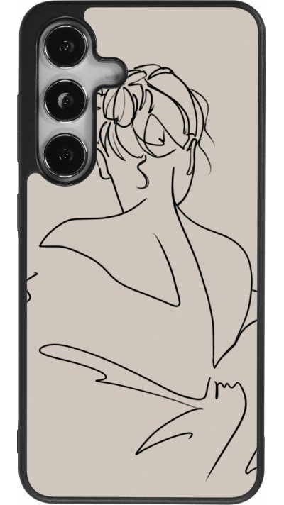 Samsung Galaxy S24 Case Hülle - Silikon schwarz Salnikova 05