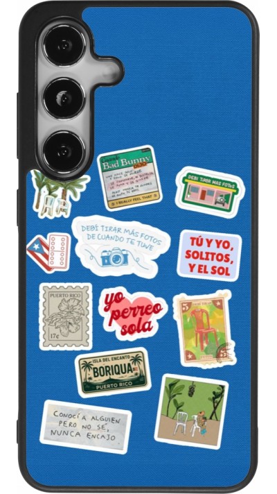 Samsung Galaxy S24 Case Hülle - Silikon schwarz Seals of the Dominican Republic DTMF