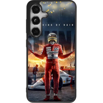 Coque Samsung Galaxy S24 - Silicone rigide noir Senna The King of Rain