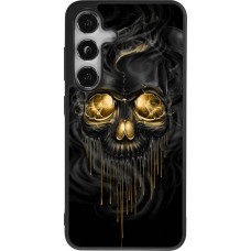 Samsung Galaxy S24 Case Hülle - Silikon schwarz Skull 02