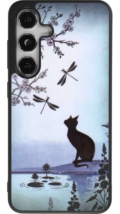 Coque Samsung Galaxy S24 - Silicone rigide noir Spring 19 12