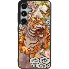 Coque Samsung Galaxy S24 - Silicone rigide noir Spring 23 japanese tiger