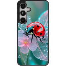 Coque Samsung Galaxy S24 - Silicone rigide noir Ladybird in bloom Spring 2026