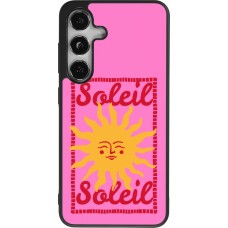 Coque Samsung Galaxy S24 - Silicone rigide noir Sun sun 2026