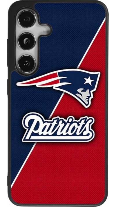 Samsung Galaxy S24 Case Hülle - Silikon schwarz Super Bowl 26 Patriots 1