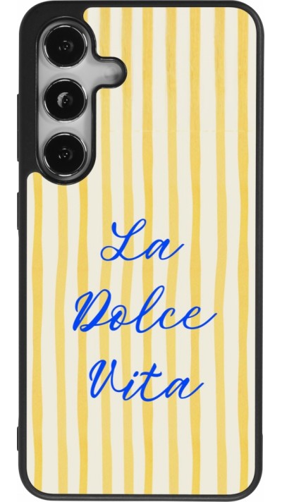 Samsung Galaxy S24 Case Hülle - Silikon schwarz The good life 2026