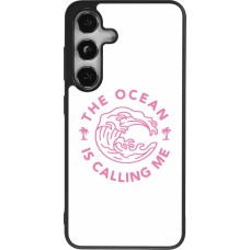 Coque Samsung Galaxy S24 - Silicone rigide noir The Ocean is calling me