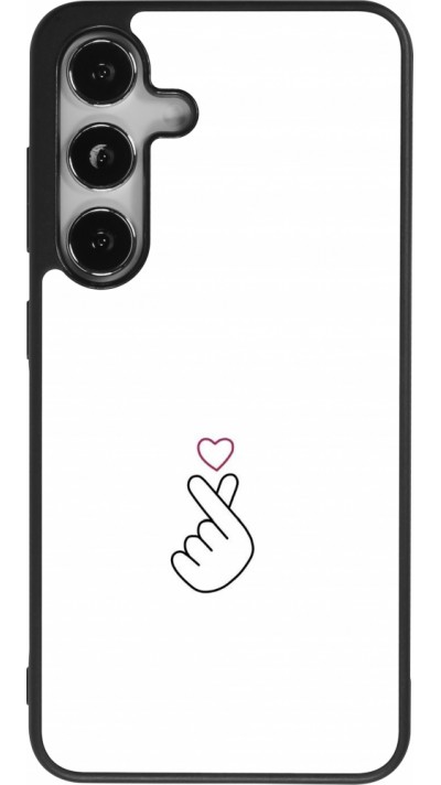 Coque Samsung Galaxy S24 - Silicone rigide noir Valentine 2024 heat by Millennials