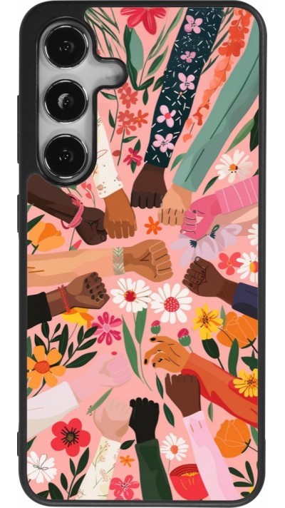 Samsung Galaxy S24 Case Hülle - Silikon schwarz Womens day 2026 8