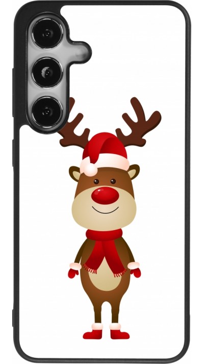 Samsung Galaxy S24 Case Hülle - Silikon schwarz Christmas 22 reindeer