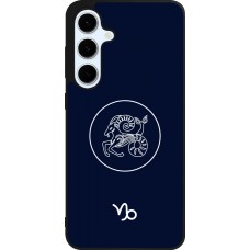 Coque Samsung Galaxy S24 FE - Silicone rigide noir Astrologie Capricorne
