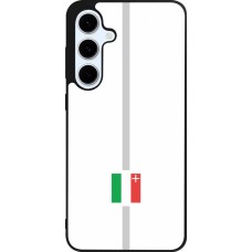 Samsung Galaxy S24 FE Case Hülle - Silikon schwarz Kanton NE weiss