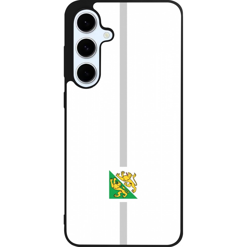 Samsung Galaxy S24 FE Case Hülle - Silikon schwarz Kanton TG weiss