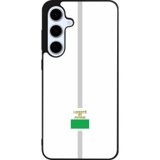 Samsung Galaxy S24 FE Case Hülle - Silikon schwarz Kanton VD weiss