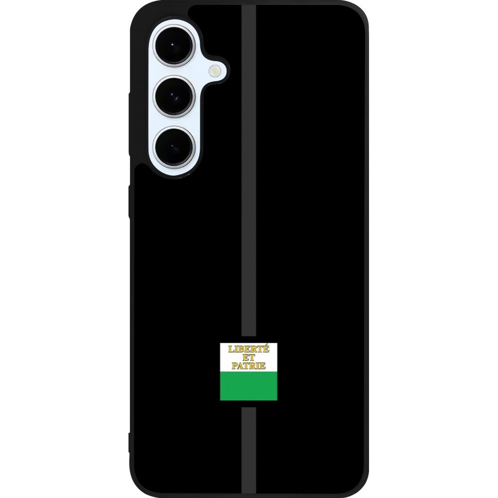 Coque Samsung Galaxy S24 FE - Silicone rigide noir Canton VD noir