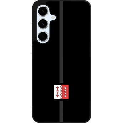 Samsung Galaxy S24 FE Case Hülle - Silikon schwarz Kanton VS schwarz