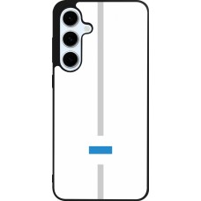 Coque Samsung Galaxy S24 FE - Silicone rigide noir Canton ZG blanc