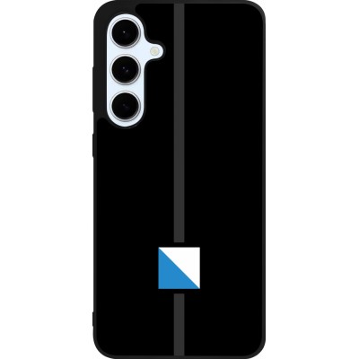 Coque Samsung Galaxy S24 FE - Silicone rigide noir Canton ZH noir