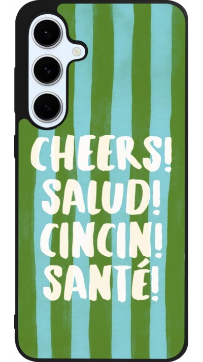 Coque Samsung Galaxy S24 FE - Silicone rigide noir Cheers 2026