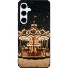 Samsung Galaxy S24 FE Case Hülle - Silikon schwarz Christmas 25 Carousel